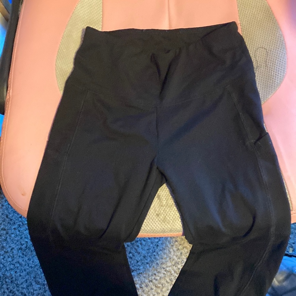 These are black leggings and they got worn a few times